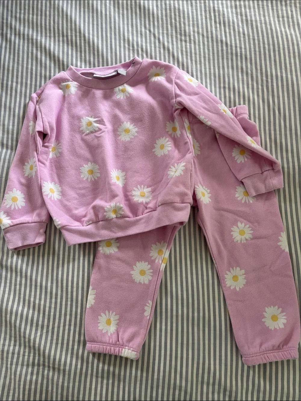 Pink Daisy Kids Matching Set